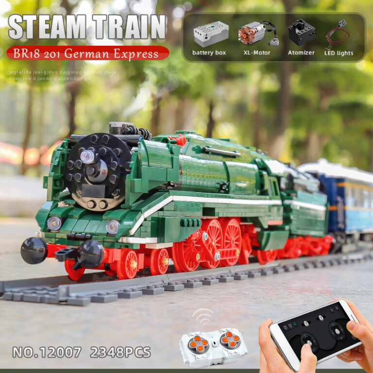 Mould King 12007 – RC BR18 201 Deutscher Express – 2348 Klemmbausteine ...